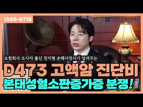 정지형 손해사정사가 알려주는 본태성혈소판증가증 D47.3 보험금 고액암 분쟁쟁점과 손해사정사례｜이루다손해사정법인｜1566-8719
