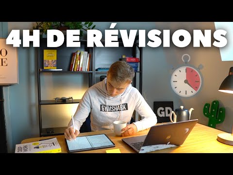 On révise 4H ensemble ! (Study With me - révisions en temps réel) - Grégoire Dossier