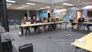 Frontier Regional School Committee  -  October 14, 2025