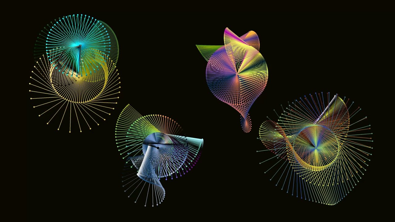 Generative Art - Double Pendulum 2026 01