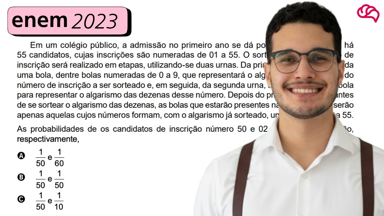 Resolução em Vídeo — Questão 168 ENEM 2023