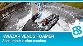 Kwazar Schaumsprüher Venus Foamer - Schaumbild dicker machen mit Gloria Schaumpatronenset - 83metoo