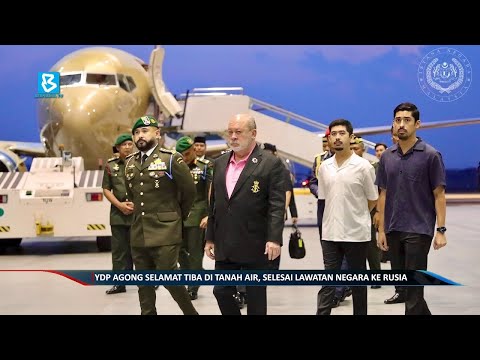 YDP Agong selamat tiba di tanah air selepas selesai lawatan negara ke Rusia