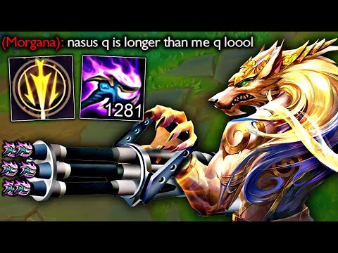 RANGED NASUS WITH 1200 STACKS (LETHAL TEMPO)