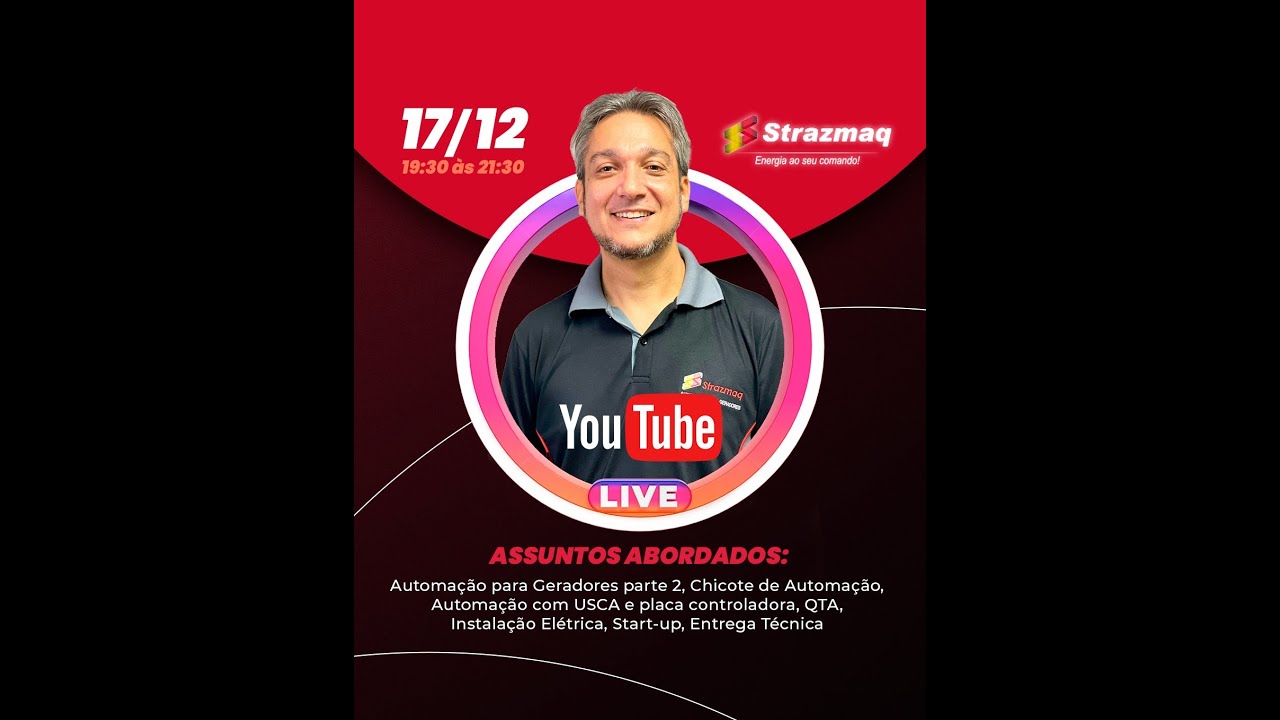 LIVE 2 - Strazmaq Automação - Geradores e QTA