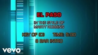 Marty Robbins - El Paso (Karaoke)