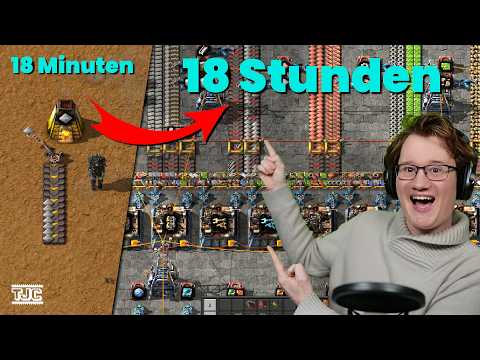 ⚠️WARNING: This game is addictive! I played FACTORIO for 18 hours and THIS happened
