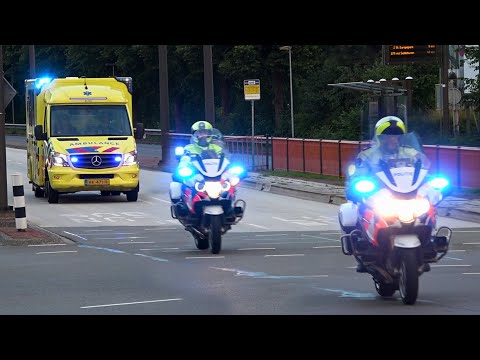 [Spoedbegeleiding] A1, C Miesen Ambulance 01-122 Groningen vanaf MST Enschede naar het UMC Groningen