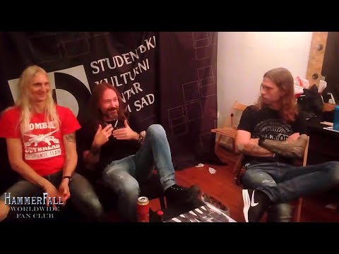 HammerFall - An Unexpected Interview - 2018, Novi Sad, RS
