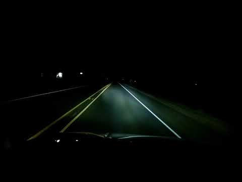 KC Hilites Gravity LED spot lights driving test
