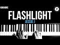 Jessie J - Flashlight Karaoke SLOWER Acoustic Piano Instrumental Cover Lyrics Pitch Perfect