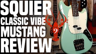 Video thumbnail for Squier Classic Vibe 60's Mustang Bass - Is this Stang Squier's Best in Show? - LowEndLobster Review by LowEndLobster