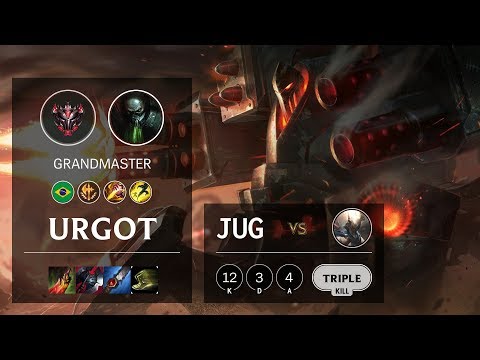 Urgot Jungle vs Pantheon - BR Grandmaster Patch 10.10