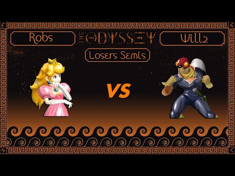 The Odyssey - Melee Singles - Robs (Peach) vs Willz (Captain Falcon) - Losers Semis - Top 8