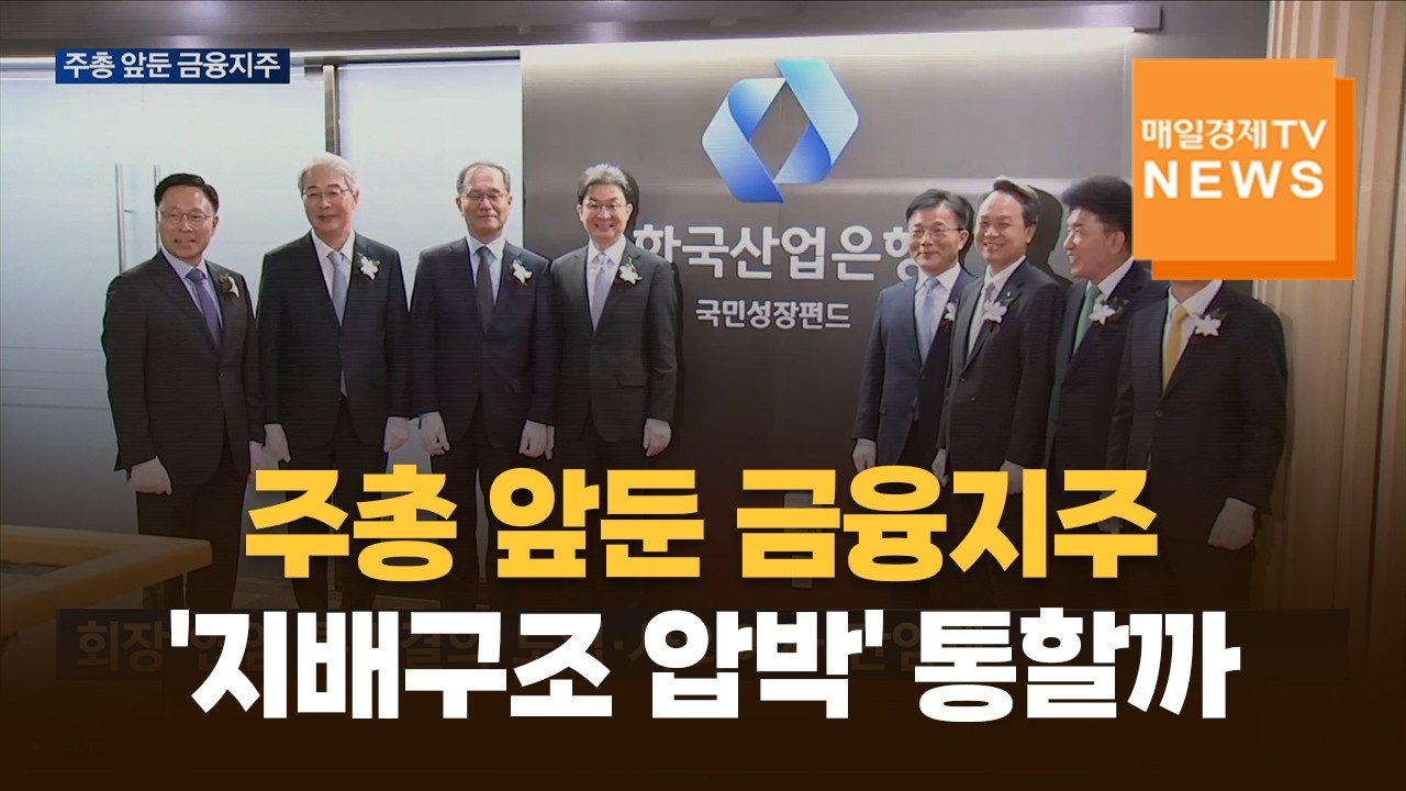 주총 앞둔 금융지주…정부의 '지배구조 압박' 통할까