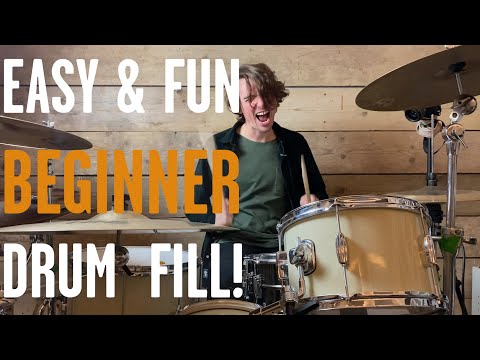 'The Crossover': An Easy and Fun Beginner Drum Fill that looks GREAT!