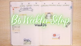 B6 Weekly Plan with me  | Week #26