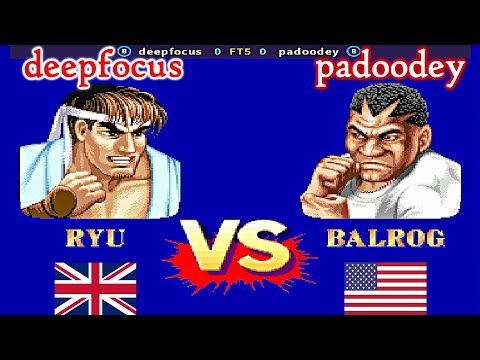 Street Fighter II': Hyper Fighting - deepfocus vs padoodey FT5