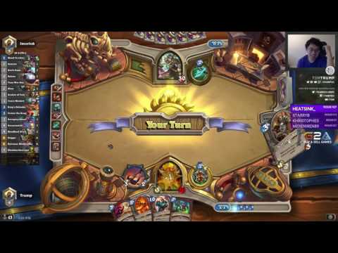 Hearthstone Trump Playing Karazhan Bolster Warrior