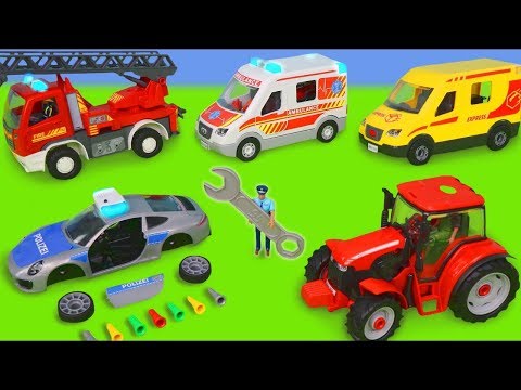 Koparki, Koparka, Ciągnik,  ciężarówka zabawki, dźwig Bagrownica - Excavator Toys