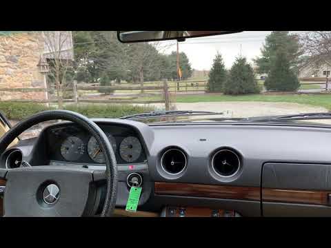 1983 Mercedes Benz 300D turbo diesel test drive 40k original miles for sale Lancaster PA