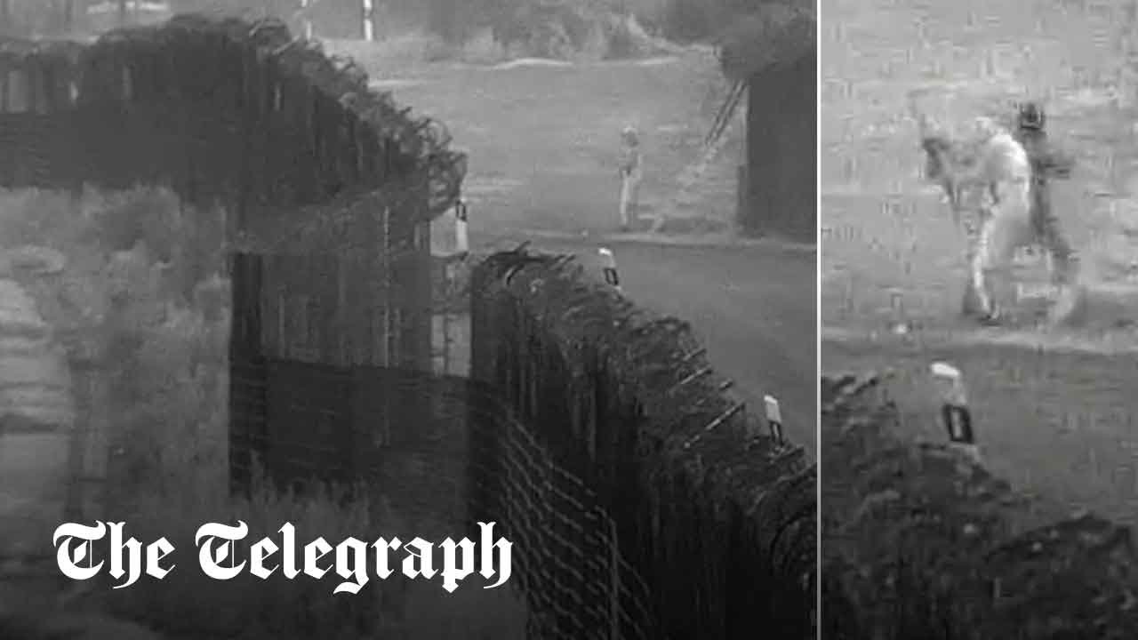 EU immigration: Slingshot-wielding migrants storm borders with ladders to climb fence - Vimarsana News