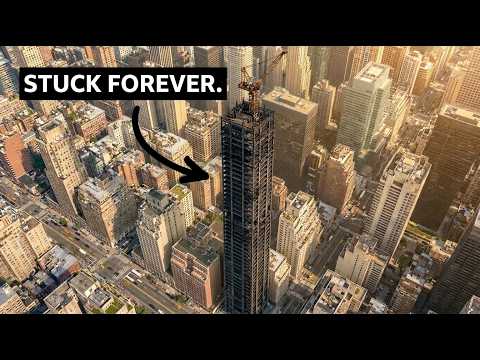 This NYC Skyscraper Stopped Construction Years Ago. It Can't Be Built. It Can't Be Demolished