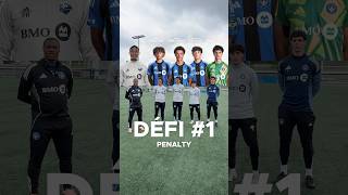 Challenge de penalty : trois académiciens face au mentor Patrice Bernier. ????⚽️