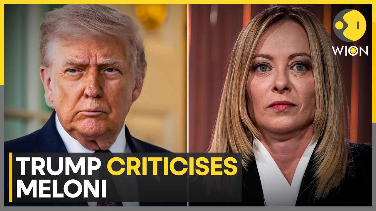 Trump Lashes Out at Italy PM Meloni Amid Tensions Over Pope Criticism | WION News
