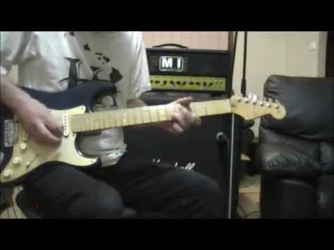 Fender Strat Chicago Blues Boogie style jam.  Straight into MI Iron Duke amp
