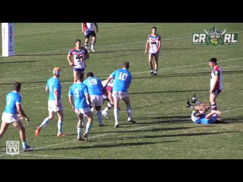 2017 CRRL - Reserve Grade R9 Highlights - Tuggeranong bushrangers Vs. Queanbeyan Kangaroos