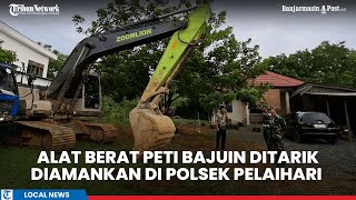 Download lagu Diamankan Saat Penertiban Tambang Emas Ilegal di Bajuin, Ekskavator Dievakuasi ke Polsek Pelaihari mp3