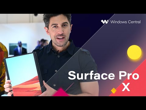 Hands-on with the Microsoft Surface Pro X