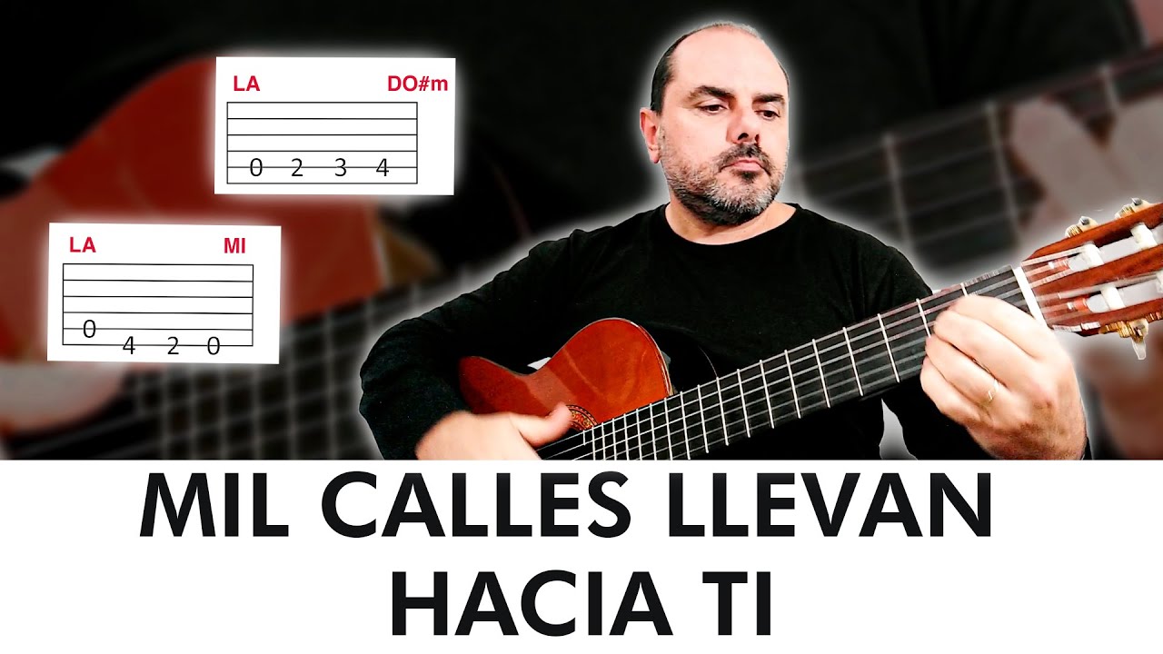 Aprende Mil calles llevan hacia ti de La Guardia en 5 minutos con acordes - Fácil para GUITARRA🎸