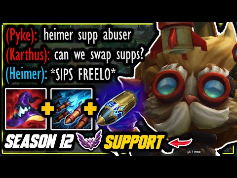 Heimerdinger Has A Ridiculous Win Rate As Support....DON'T SHOW THIS TO RIOT! or he gets nerfed....