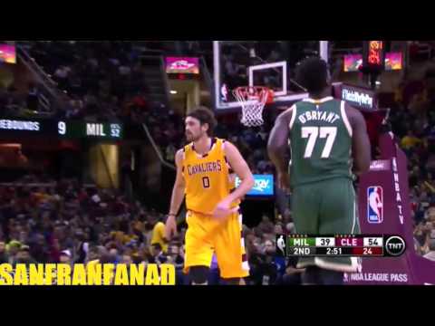 Kevin Love Full Highlights 2015.11.19 vs Bucks - 22 Pts, 15 Rebs
