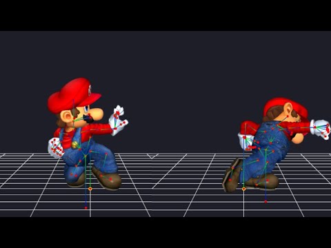 I animated Mario's Neutral B to be Falcon Punch