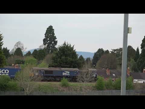 DRS 66426 4M36 Wentloog - Daventry, Brickfields park, Worcester. 17.04.22.