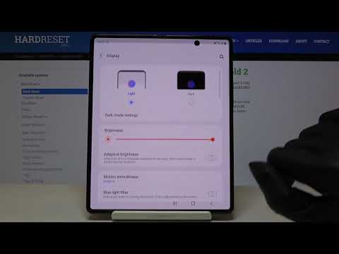 How to Set Up Screen Timeout in SAMSUNG Galaxy Z Fold 2 – Display Settings