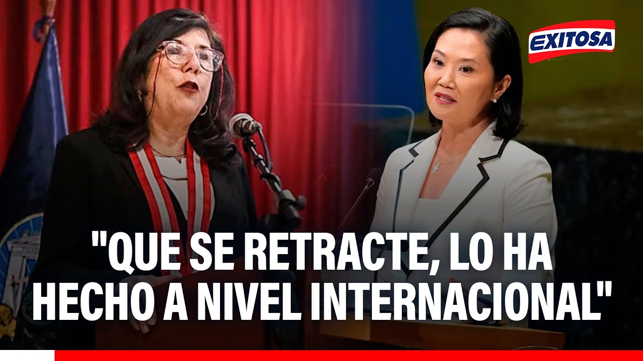 🔴🔵 Janet Tello cuestiona declaraciones de Keiko Fujimori ante la ONU y pide que se retracte