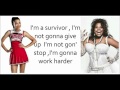 GLEE Survivor I'll survive with lyrics YouTube ...