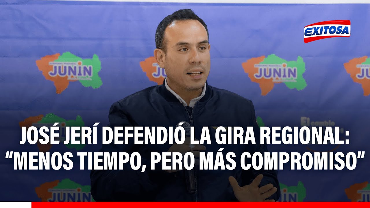 🔴🔵 José Jerí: "Vamos a dejar los cimientos de lo que es el Perú del futuro"