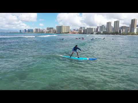 Vikram surfing in Waikiki