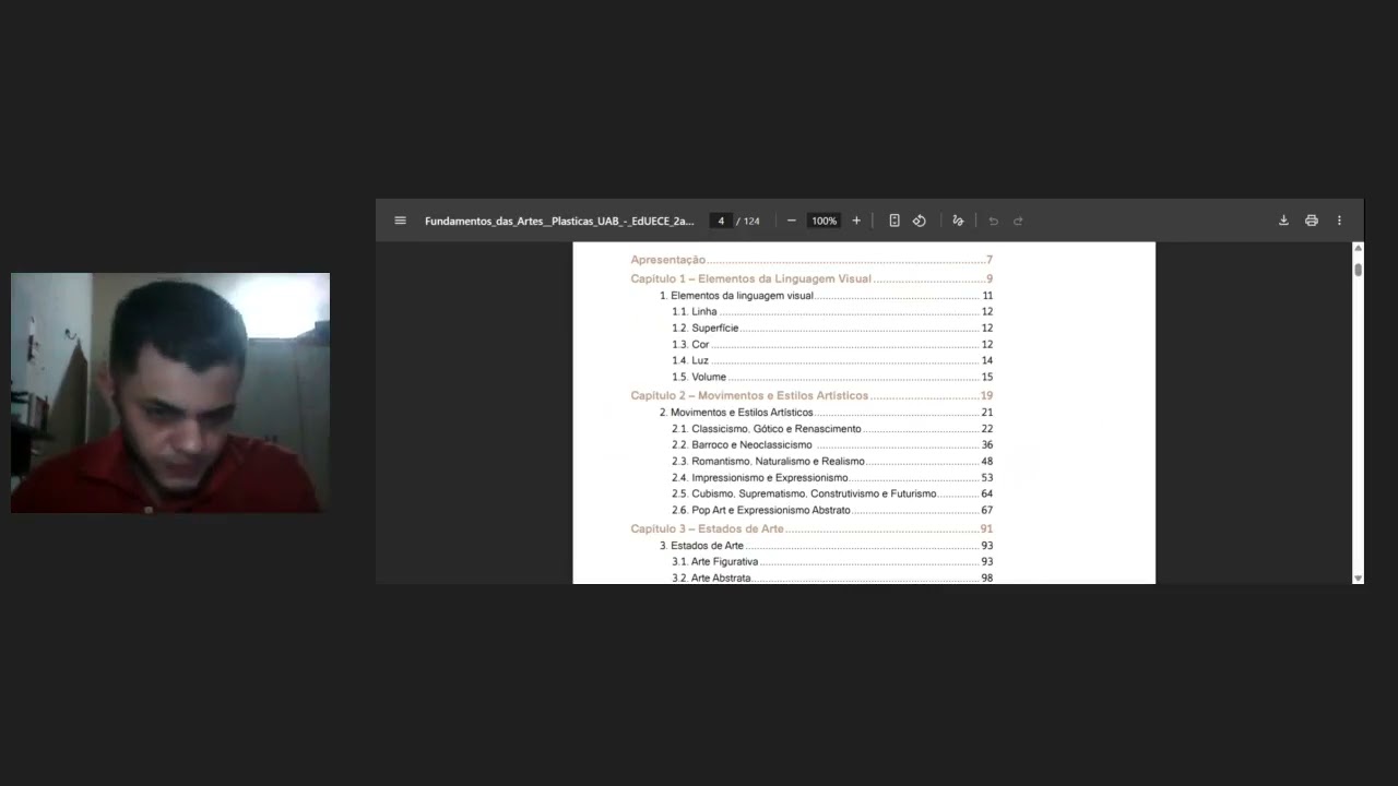 1º. ENCONTRO - Fundamentos das Artes Visuais – Prof. Jeilson | 03/10/2025