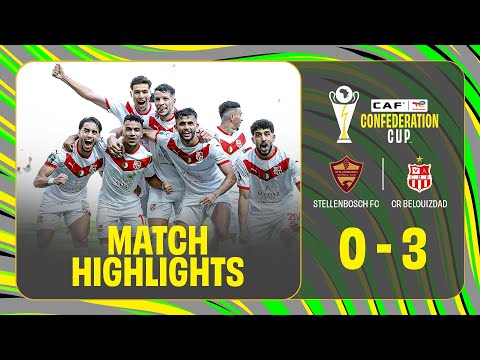 HIGHLIGHTS | Stellenbosch FC 🆚 CR Belouizdad | Matchday 4 | 2025-26 #TotalEnergiesCAFCC