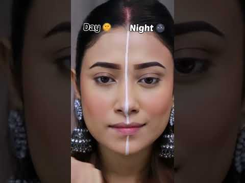 ☀️Day Vs🌙Night Makeup Look😍 | #shorts | SUGAR⁩ Cosmetics