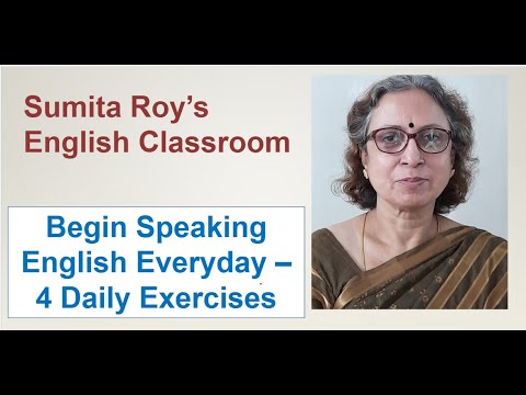 Begin Speaking English Everyday – 4 Daily Exercises