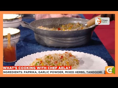 | What's cooking with Chef Aela | Vegetable rice and chicken