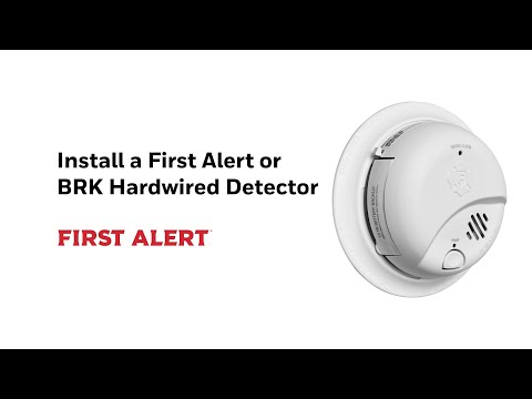 Install a First Alert or BRK Hardwired Detector