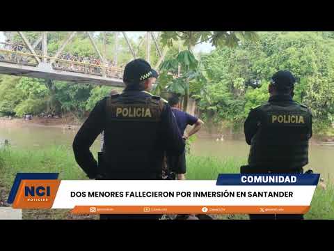 DOS MENORES FALLECIERON POR INMERSIÓN EN SANTANDER